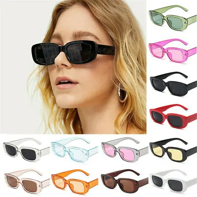 $4.70 • Buy Fashion Retro Rectangle Sunglasses Shades Sun Glasses Women UV400 Square AU