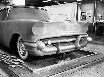 1955 Chevrolet Clay Model Mock Up GM Design Department 8 X 10 Photograph • $8.25
