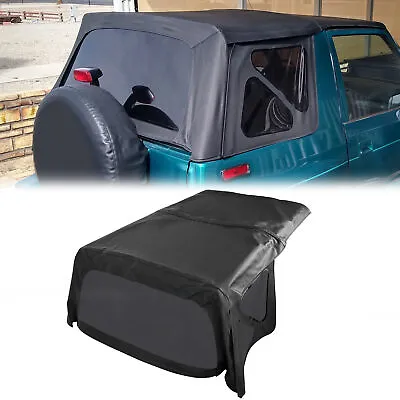 For 1995-1998 Suzuki Sidekick & Geo Tracker Soft Top W/ Tinted Windows In Black • $177