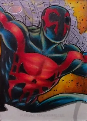 Upper Deck Marvel Masterpieces 2023 Spider-Man 2099 Sketch Card By Rob Broussard • $250