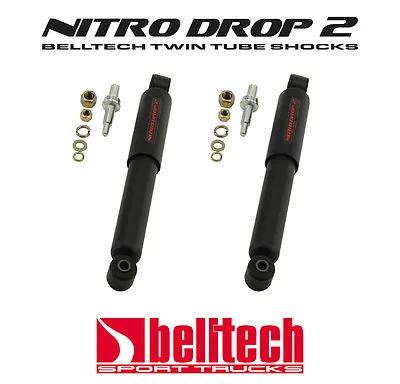 73-87 Chevy/GMC C10 Nitro Drop 2 Front Shocks 0  - 3  Drop (Pair) By Belltech • $108