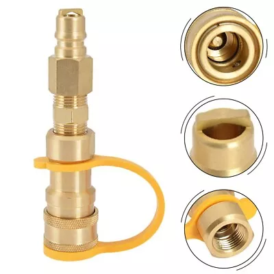 Quick Disconnect Adapter For Natural Gas And LPG Hose Durable And Reliable • $38.71