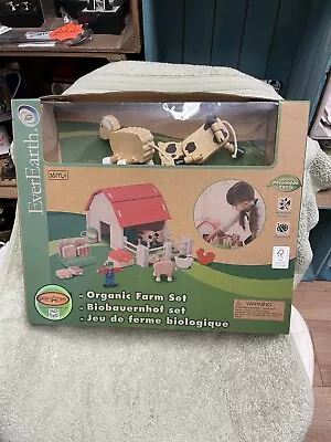 Organic Farm Set. Preschool Toy Kids Will Have Fun Playing With This Farm. • £25