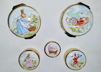 $160 • Buy Set/5 ~ Crummles For Royal Doulton ~ Bunnykins Family ~ Limited Edition 272/500