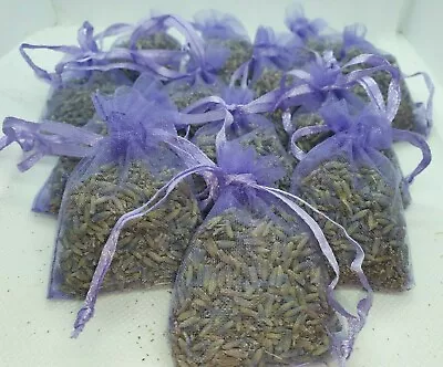  10 Lavender Bags Sachets Favours Fragrance Scent Moth Repellent Pot Pourri • £3.75