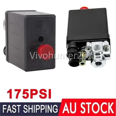 175 PSI Air Compressor Pressure Switch Control Valve Heavy Duty Miniative AU NEW • $28.52