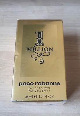 PACO RABANNE 1 Million 50ml Eau De Toilette Spray For Men NEW & SEALED • £39.99