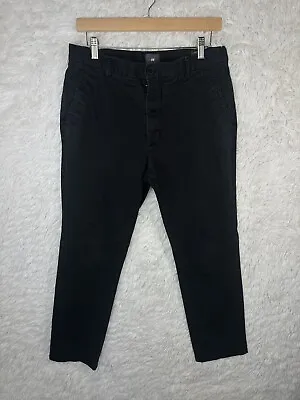 H&M Men’s Dark Pants Chino Black Collection Size 33 • $11.99