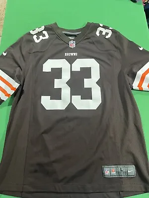 $16 • Buy Cleveland Browns Jersey Mens L Large NIKE NFL ON Field Trent Richardson # 33
