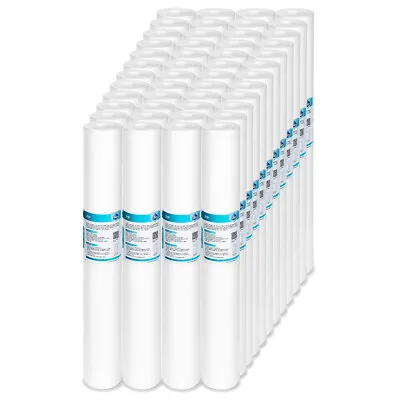 1-48 Pack 1/5/10/20 Micron 20 X2.5  Whole House Sediment Water Filter Cartridges • $16.52