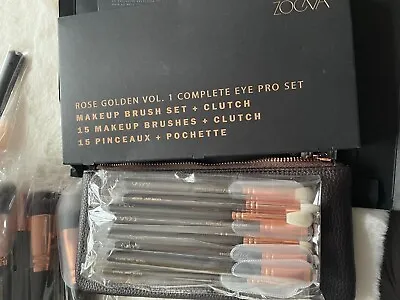 Genuine ZOEVA Rose Golden Vol. 1 Luxury Eye Makeup Brush Individual -Pick Yours • £6.85