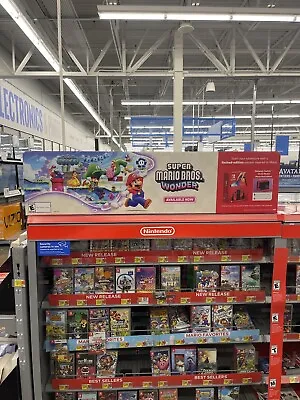 Super Mario Bros. Wonder 4FT Horizontal Display/OLED Promo -Walmart- 2024 • $70