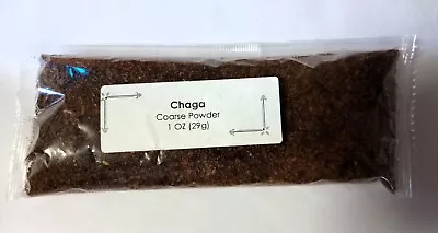 Chaga Tea Sustainably Harvested Northwoods WI 2023 Coarse Powder • $7.99