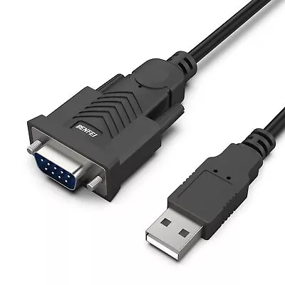 BENFEI USB To Serial Adapter USB To RS-232 Male(9-pin)DB9 Serial Cable1.8M NEW • £9.99