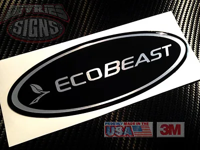 DOMED Ford EcoBeast Emblem Overlays 3M™ F-150 F150 EcoBoost Turbo  • $12.49