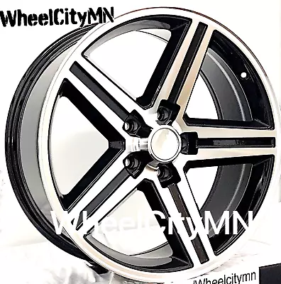 20 X9  Black Machined Chevy IROC Z28 OE Replica Rims Fits Impala SS 5x5 +0 5x127 • $1099.99