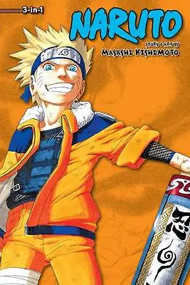 Naruto (3-in-1 Edition) Vol. 4: Includes Vols. 10 11 & 12 By Masashi... • £11.75
