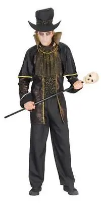 Adults Undertaker Costume Outfit Grave Digger Halloween Voodoo Witch Doctor • £18.95