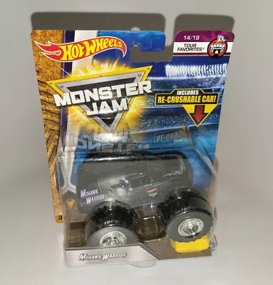 2018 Monster Jam Mohawk Warrior With Re-Crushable Car 14/19 Tour Favorites! • $27.77