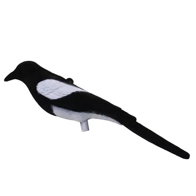 Hunting Decoy Realistic Feathered Bird Artificial Magpie Decoys For Indoor • £6.96