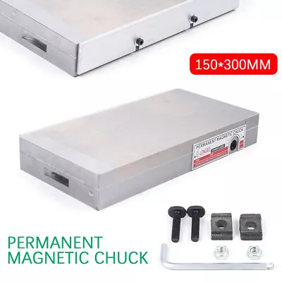  6X12 Inch Magnetic Chuck Permanent Grinding Large Suction W/Removable Handle • $129