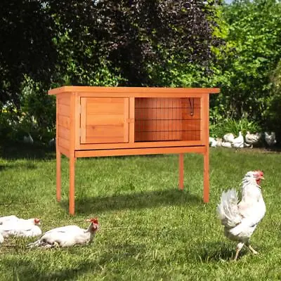 New 36  Wooden Chicken Coop House Small Pet Animal Cage Rabbit Waterproof • $69.99