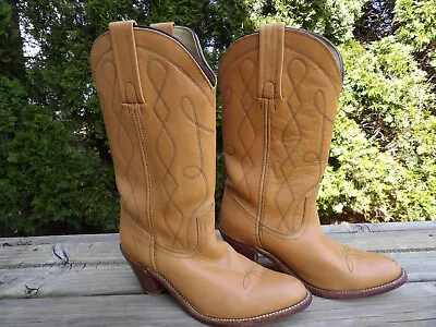 Frye Cowgirl Heeled Western Leather Boots Usa 8 B 7972 • $48