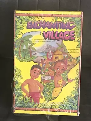 VTG African American AA ENCHANTING VILLAGE Board Game African Culture 1989 New! • $14