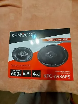 Kenwood KFC-6986PS 6 X 9  Inch 600W 4-Way Car Audio Flush Mount Coaxial Speakers • $29