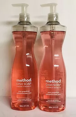 2 -Pack Method ~ Pink Grapefruit Dish Soap With Plant-Based Grease Cutting Power • $26.99