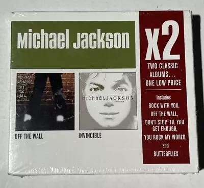 New MICHAEL JACKSON - X2 Off The Wall /invincible- 2 CD Set SEALED • $6.75