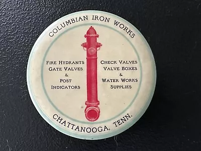 Vintage - COLUMBIAN IRON WORKS - CHATTANOOGA TENN. - Fire Hydrants Brush • $26
