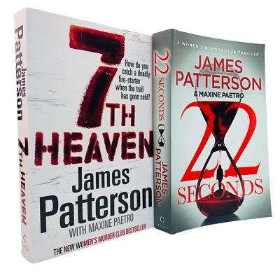 $23.55 • Buy James Patterson Large Paperback Book Bundle Womens Murder Club Thriller Fiction