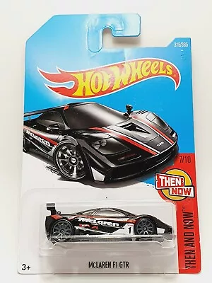 Hot Wheels McLaren F1 GTR - 2017 HW Then And Now 315/365 Black  • $8.95