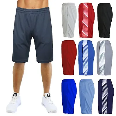 Men's Moisture Wicking Performance Basic Mesh Shorts Gym Lounge Activewear NEW • $10.97