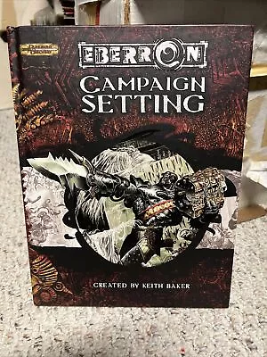 Eberron Campaign Setting 3.5/D20 2004 1st Printing HC • $28.70