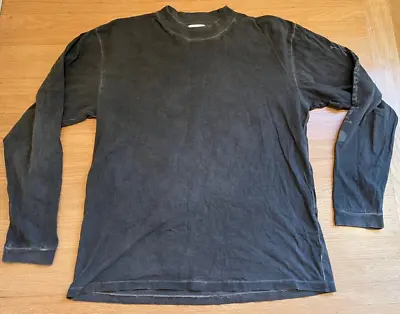 John Elliott Mastermind Japan LS MOCK Charcoal Grey Long Sleeve Tee T-Shirt 4 XL • $149