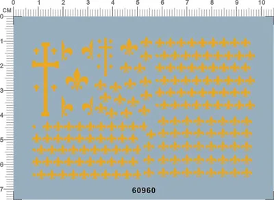 £6.58 • Buy Warhammer 40K Cross Wintersweet Pattern Yellow Model Water Slide Decal