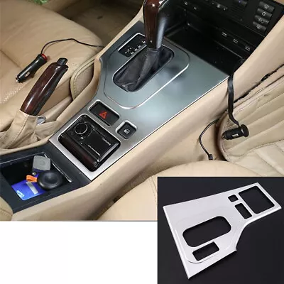 Silver ABS Central Console Gear Shift Panel Cover For BMW 5 Series E39 1998-2001 • $35.04