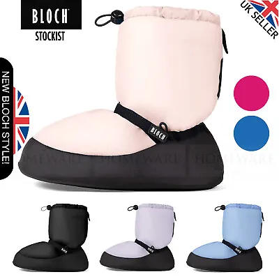 BLOCH Dance Boots Warm Up Childrens Kids Pink Blue Black Ballet Booties UK10 UK4 • £22.99
