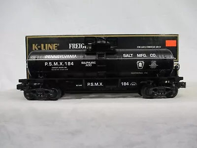 K-Line K-632-1891 Pennsylvania Railroad Salt O Gauge Classic Tank Car #184 • $39.99