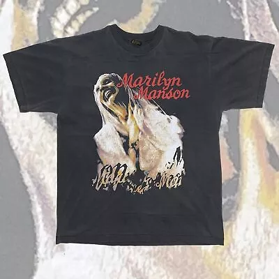 Marilyn Manson Single Stitch Sweet Dreams Shock Rock Tee Brockum Reprint XL • $90.70