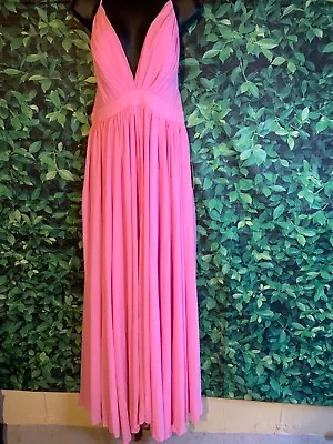 Meghan Los Angeles Enchanted Garden Maxi Dress Bubblegum Pink (RRP $419) • $87.77