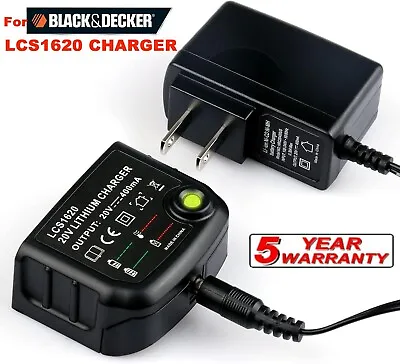 20V MAX Lithium LCS1620 Battery Charger For Black Decker LBXR20 LB20 Tools Drill • $11.98