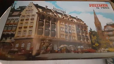 Vollmer 7653 Model Railroad Hotel -  Grand Hotel- Triple Building - N SCALE  KIT • $24.95