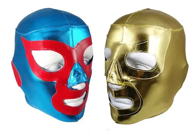 2 Pack NACHO LIBRE & RAMSES Adult Lycra Lucha Libre Wrestling Mask • $29.99