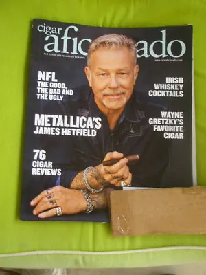 $9.99 • Buy Cigar Aficionado Magazine MARCH/APRIL 2023 Metallica's James Hetfield