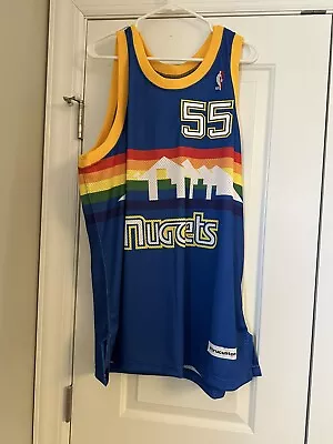 Denver Nuggets Dikembe Mutombo Basketball Jersey Trucustom Retro OG NBA VTG 48 • $169.99