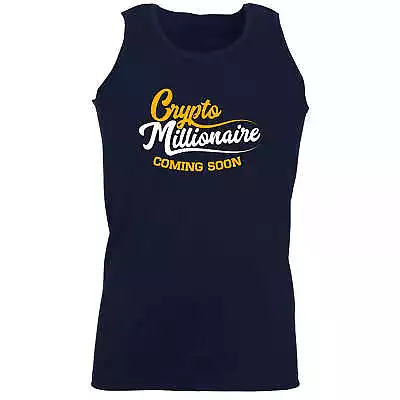 Crypto Millionaire Comming Soon Bitcoin - Funny Singlet Vest Unisex Tank Top • $19.95