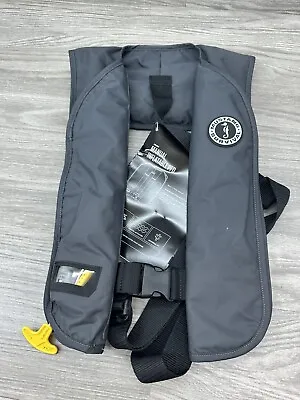 Mustang MIT 100 Admiral Gray Manual Inflatable PFD Life Vest - U.S.C.G Certified • $119.99